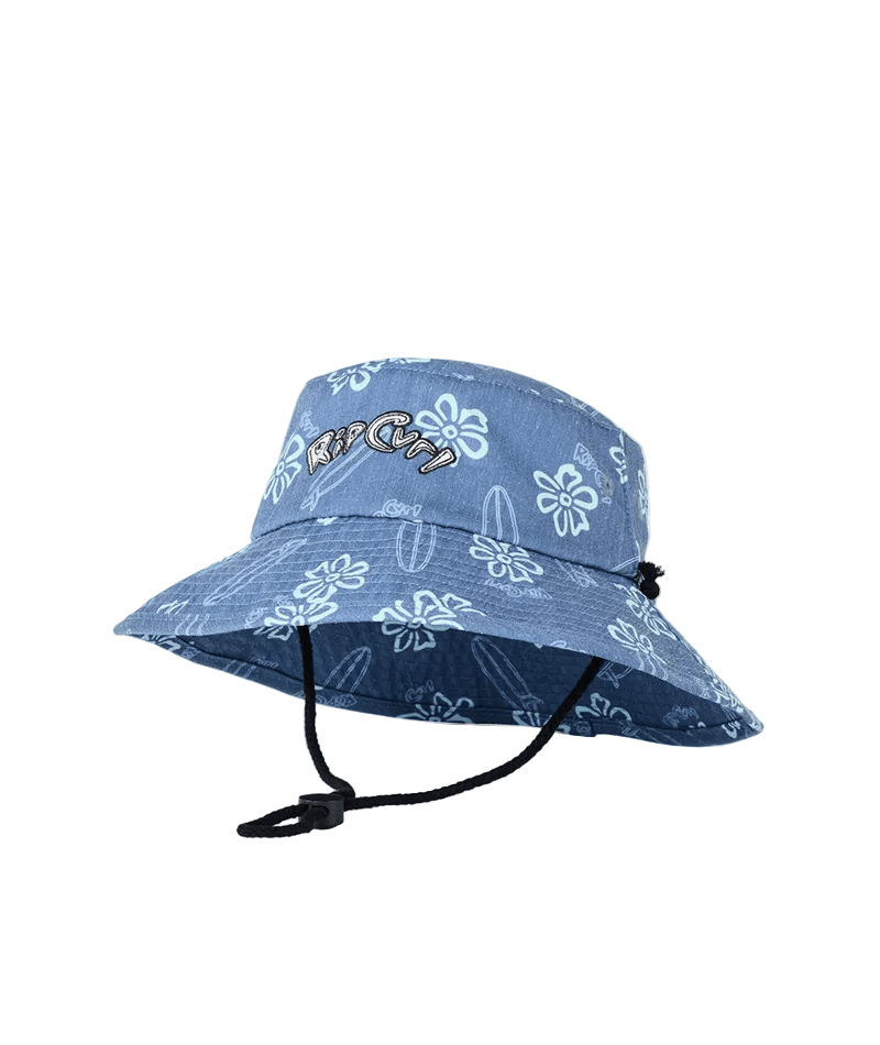 RIP CURL Boys Combo Mid Brim Hat Faded Denim Boy's Hats Rip Curl
