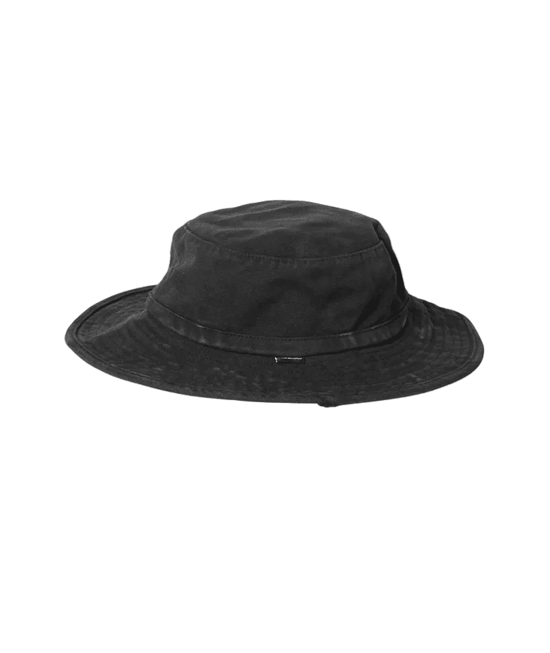 RIP CURL Search Canvas Wide Brim Hat Black Men's Bucket Hats Rip Curl
