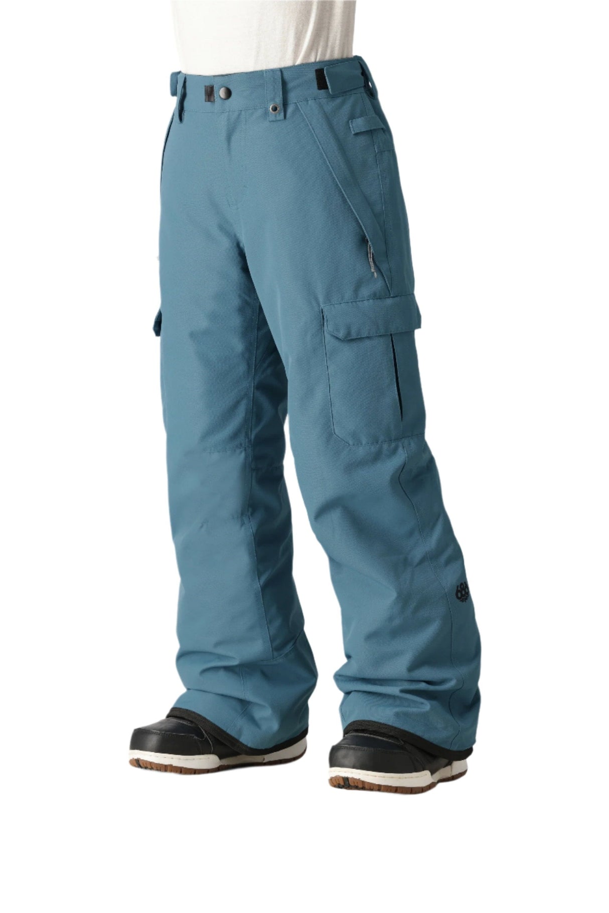 686 Youth Infinity Cargo Insulated Snowboard Pants Stellar Blue 2025 Youth Snow Pants 686