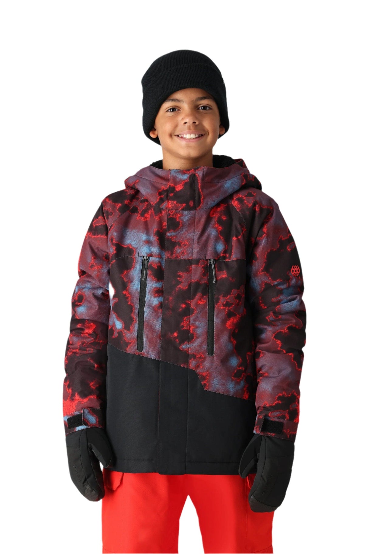 686 Youth Geo Insulated Snowboard Jacket Solar Nebula 2025 Youth Snow Jackets 686