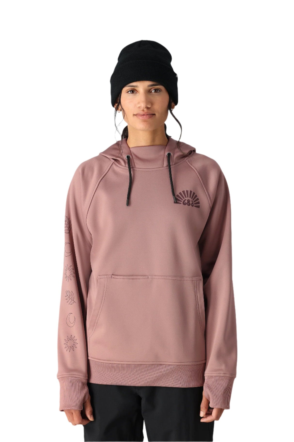 686 Women's Bonded Fleece Pullover Hoodie Antler Women's Pullover Hoodies 686