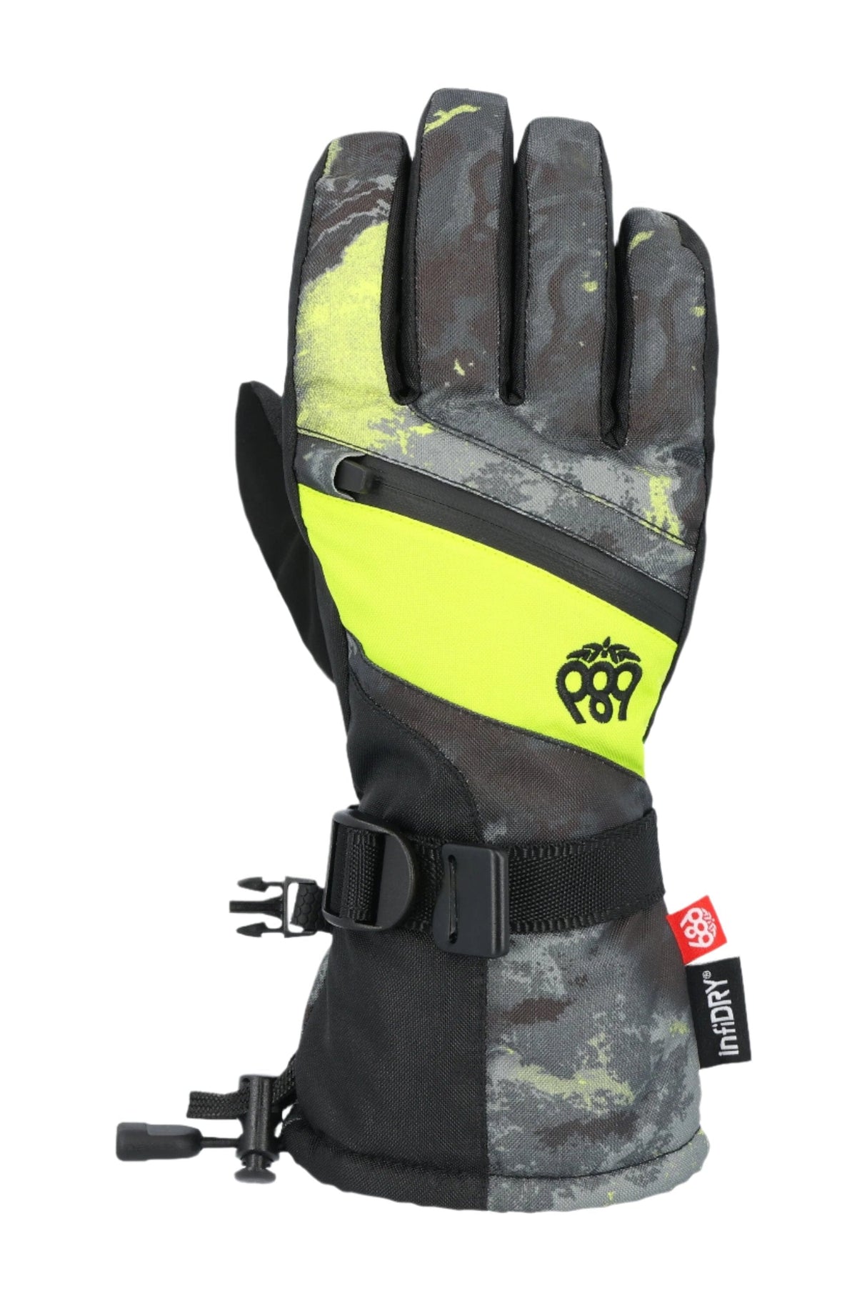 686 Youth Heat Insulated Glove Lime Hemisphere Youth Snow Gloves & Mitts 686