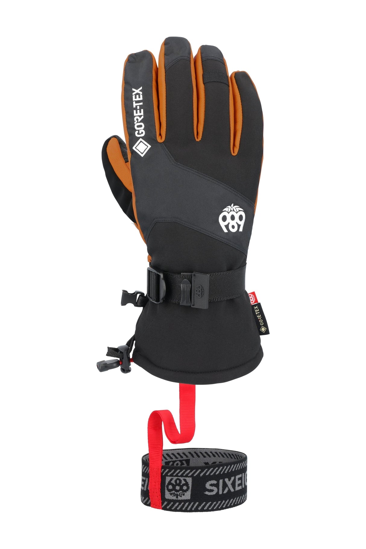 686 GORE-TEX Leather Linear Glove Natural Men's Snow Gloves 686