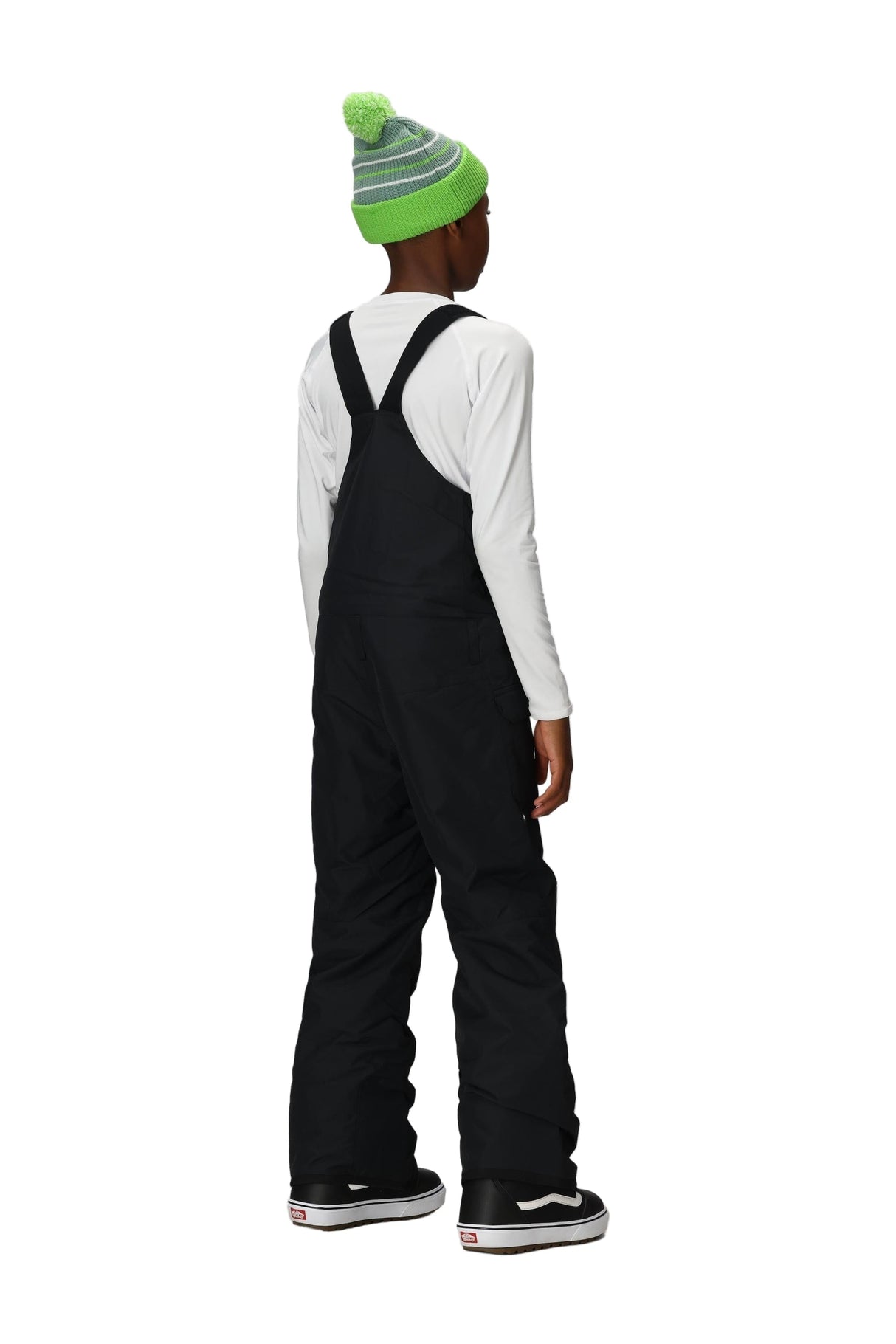 686 Youth Frontier Insulated Bib Snowboard Pants Black 2026 Youth Snow Pants 686