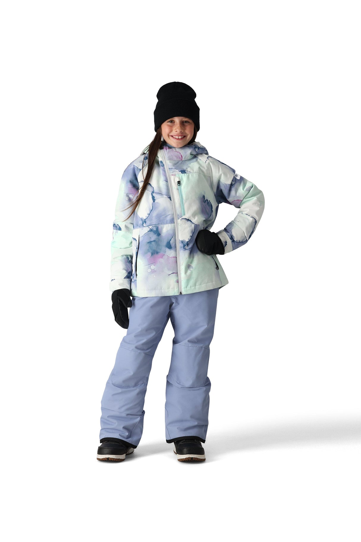 686 Girl's Hydra Insulated Snowboard Jacket Seaglass Ink 2025 Youth Snow Jackets 686