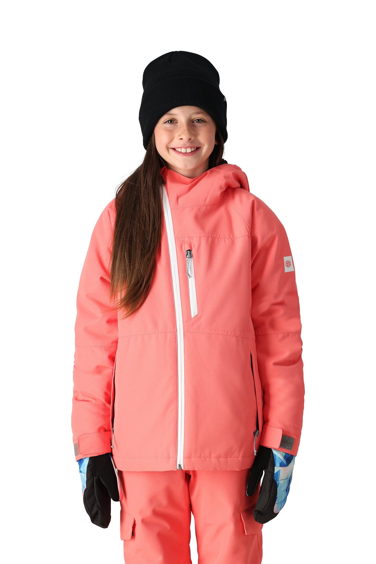 686 Girl's Hydra Insulated Snowboard Jacket Tulip 2025 Youth Snow Jackets 686