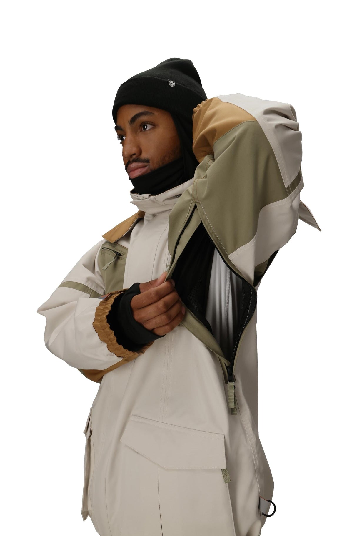 686 2001 Transfer Snowboard Jacket Limestone Colorblock 2026 Men's Snow Jackets 686