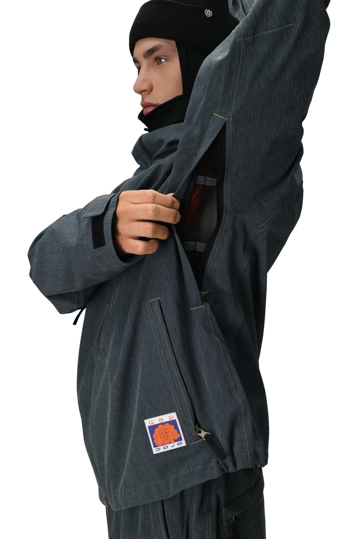 686 Dojo Snowboard Jacket Navy Denim 2026 Men's Snow Jackets 686