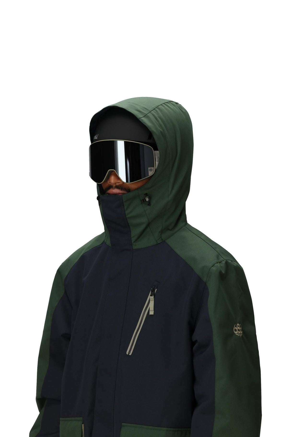 686 Nightline Insulated Snow Jacket Navy Colorblock 2026 Men's Snow Jackets 686