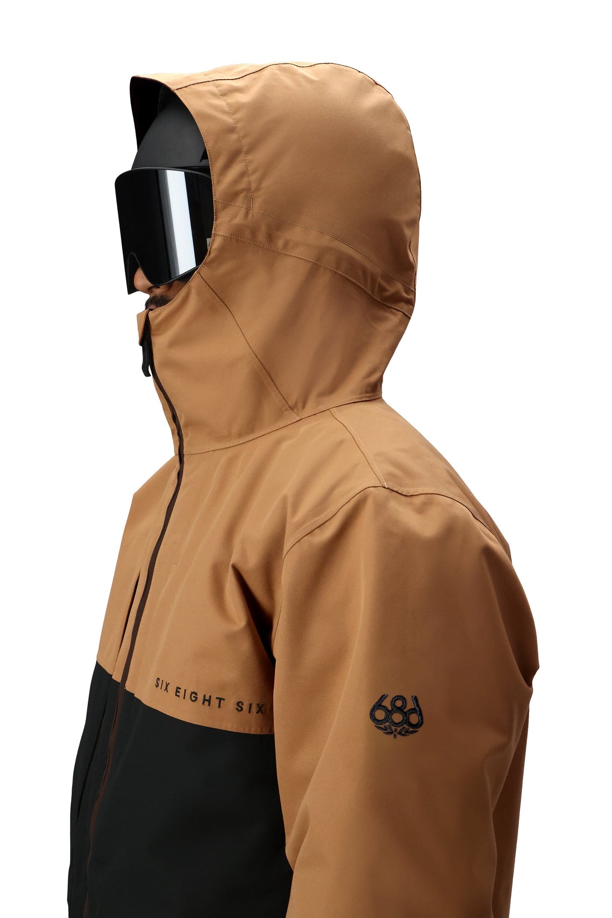 686 Smarty 3-In-1 Form Snowboard Jacket Caramel Colorblock 2026 Men's Snow Jackets 686