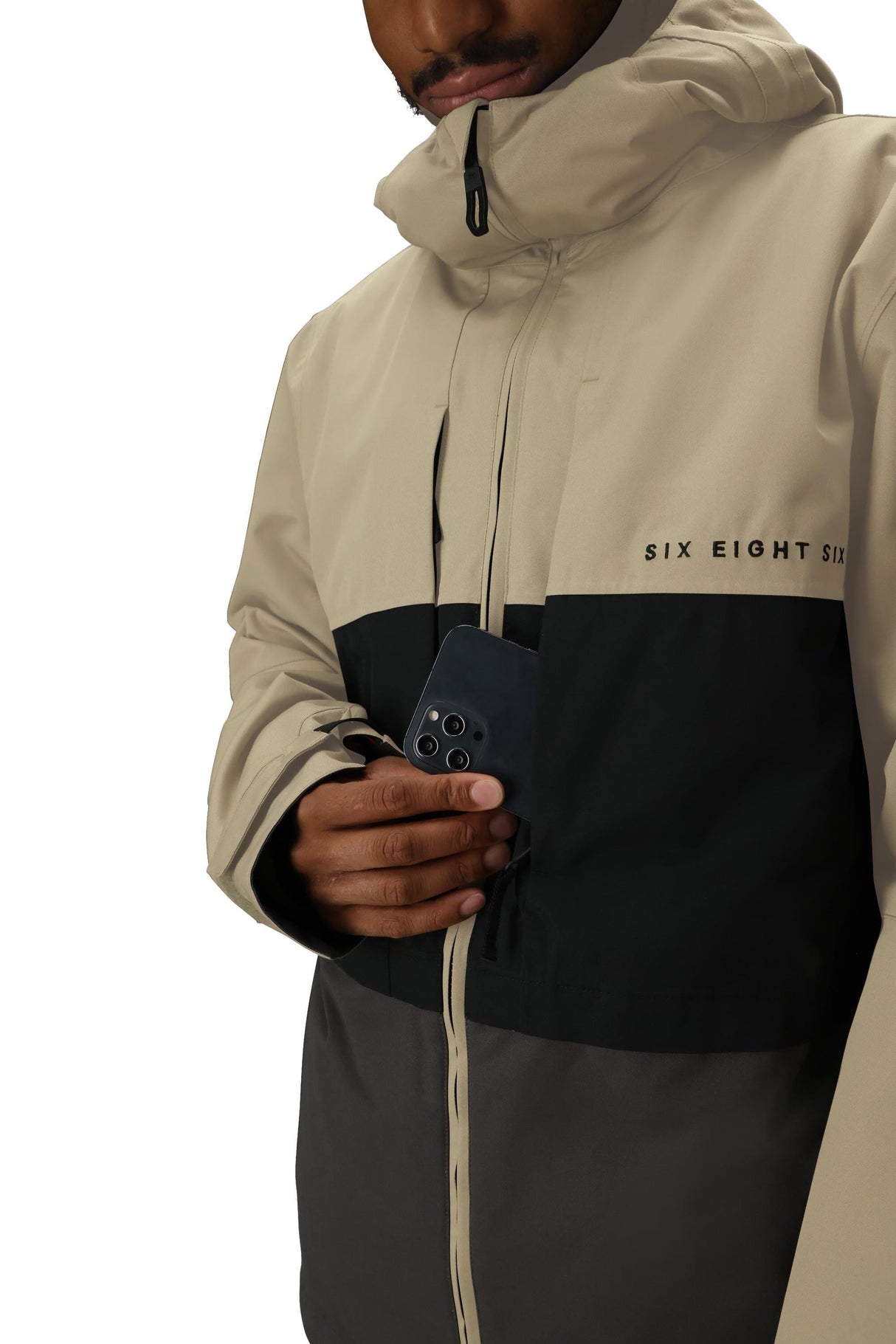 686 Smarty 3-In-1 Form Snow Jacket Sage Colorblock 2026 Men's Snow Jackets 686