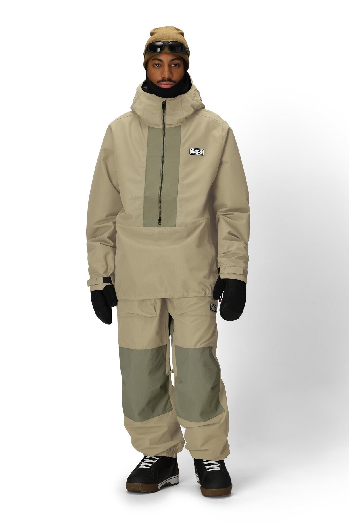 686 Ghost 2.5L Anorak Snowboard Jacket Sage Ripstop 2026 Men's Snow Jackets 686