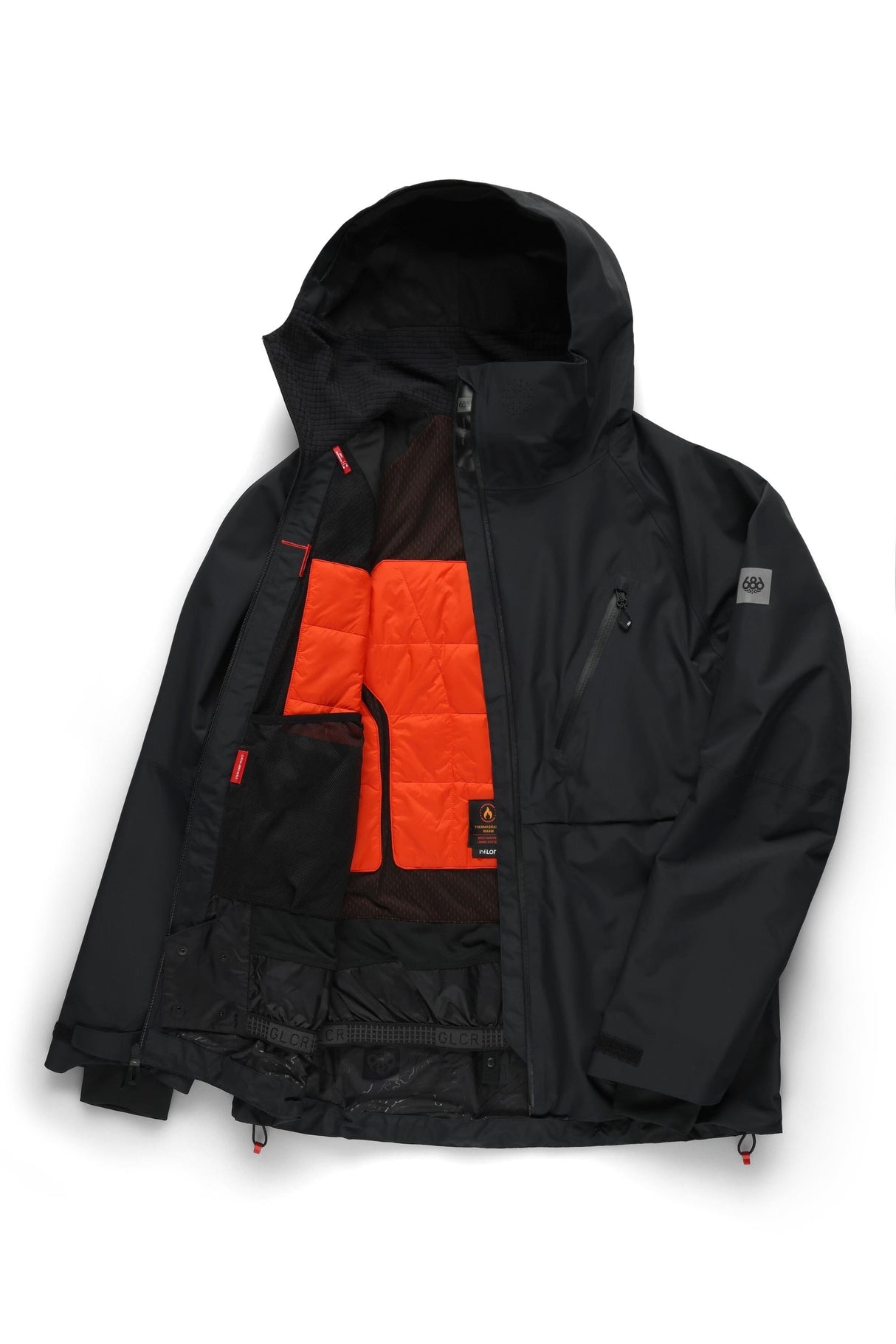 686 Hydra Thermagraph Snow Jacket Black 2027 Men's Snow Jackets 686