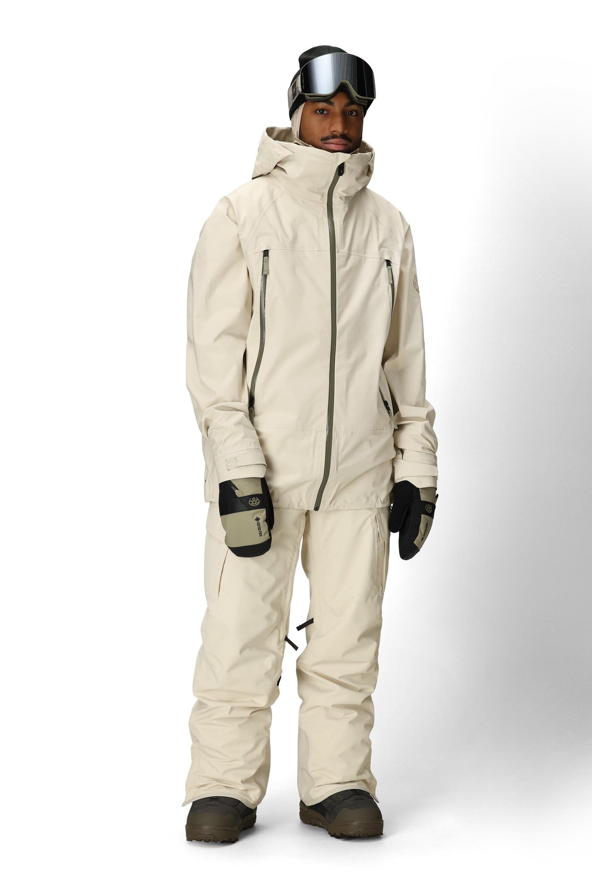 686 Smarty 3-In-1 Rodeo 3L Snowboard Jacket Limestone 2026 Men's Snow Jackets 686