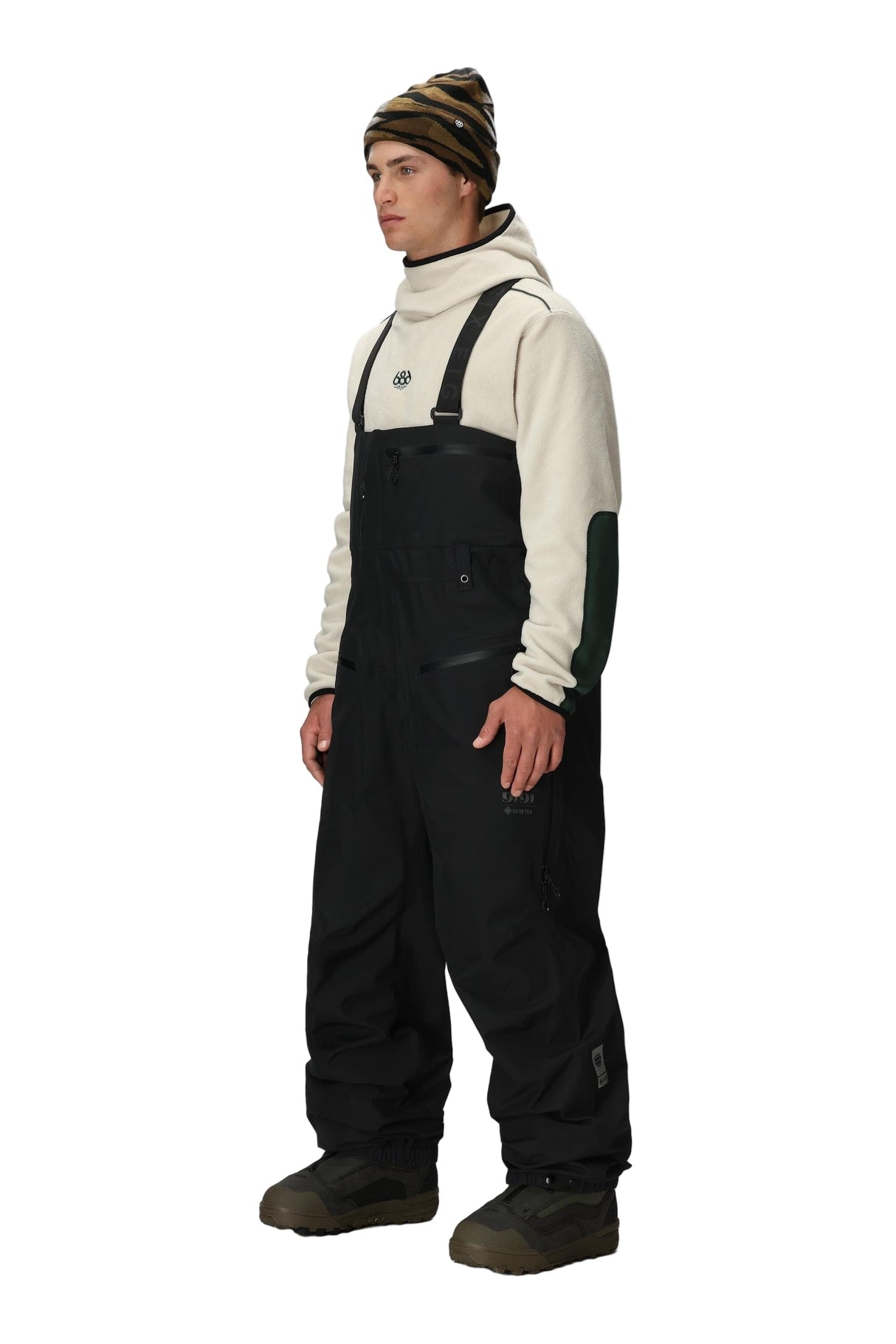 686 GORE-TEX 3L ATV Bib Snow Pants Black 2026 Men's Snow Bib Pants 686