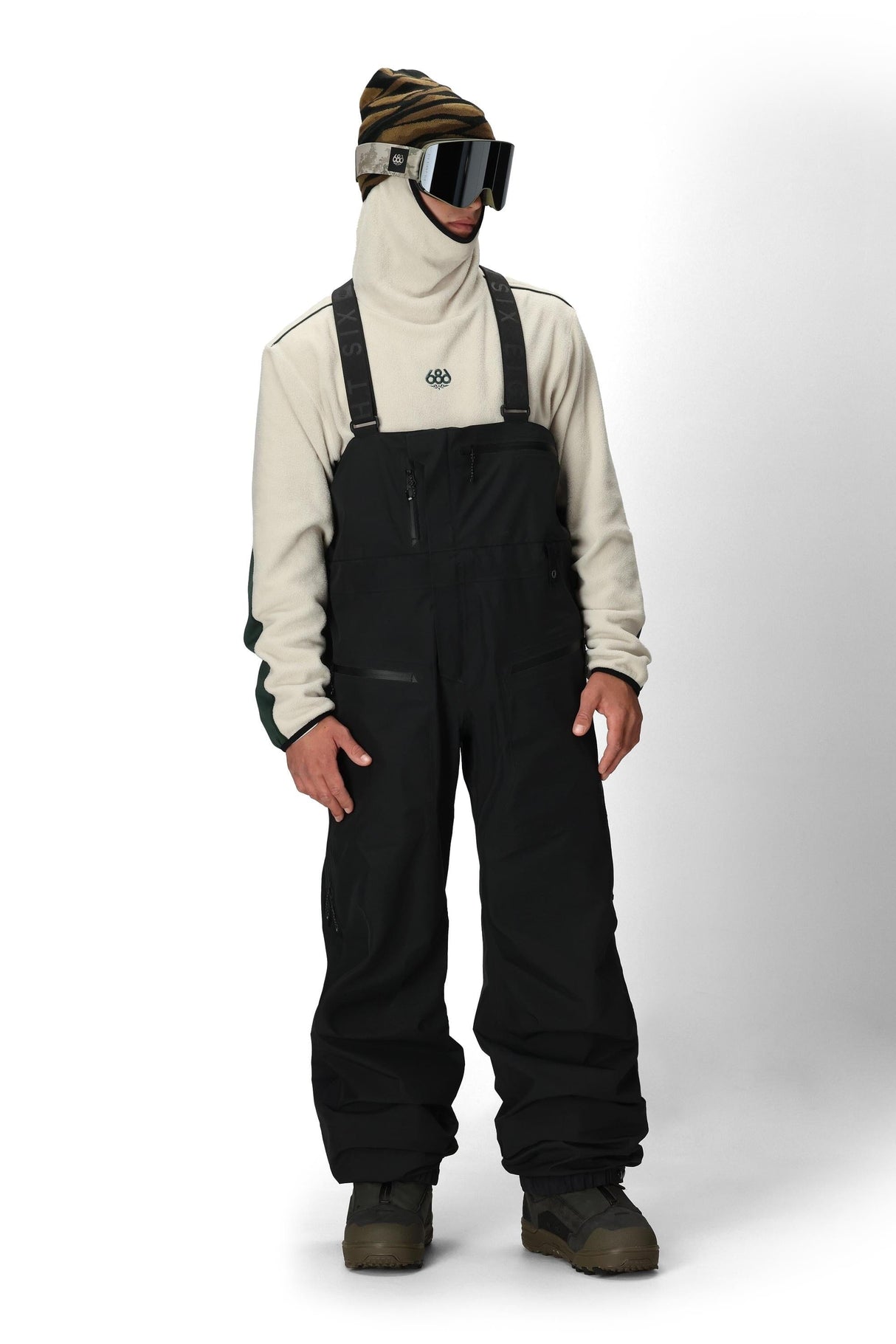 686 GORE-TEX 3L ATV Bib Snow Pants Black 2026 Men's Snow Bib Pants 686