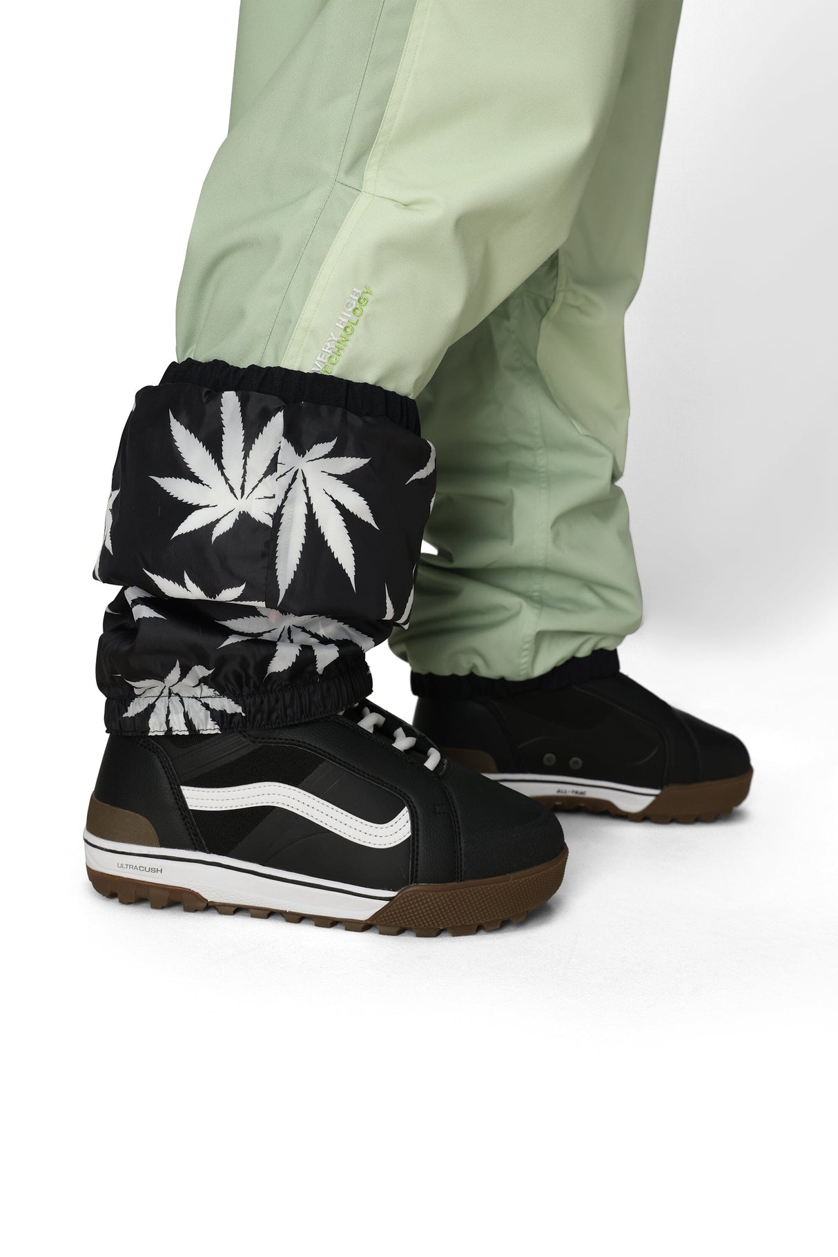 686 HUF Double H Shell Snowboard Pants HUF Green Colorblock 2026 Men's Snow Pants 686