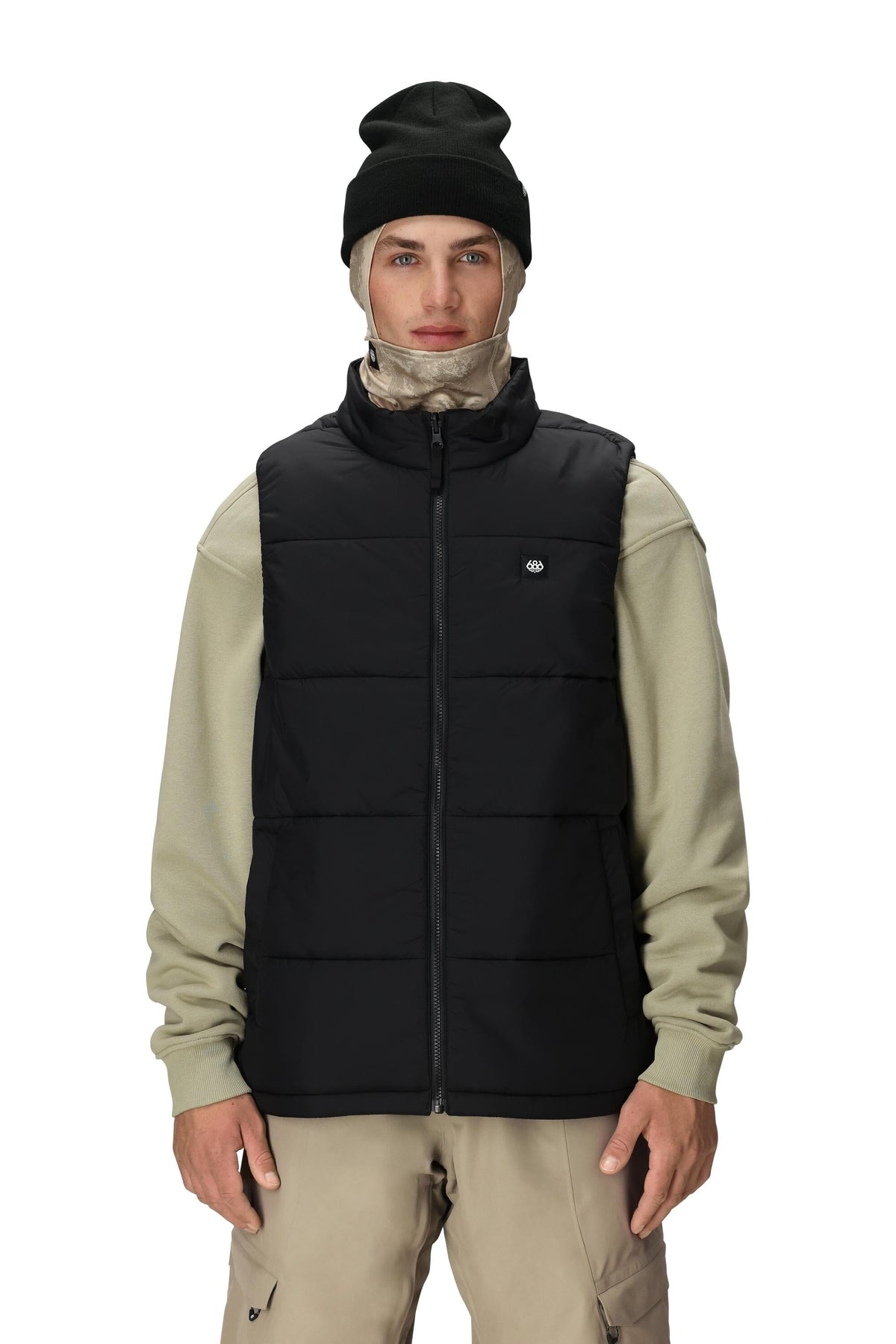 686 Rodeo Puffer Insulated Vest Black Men's Vests 686