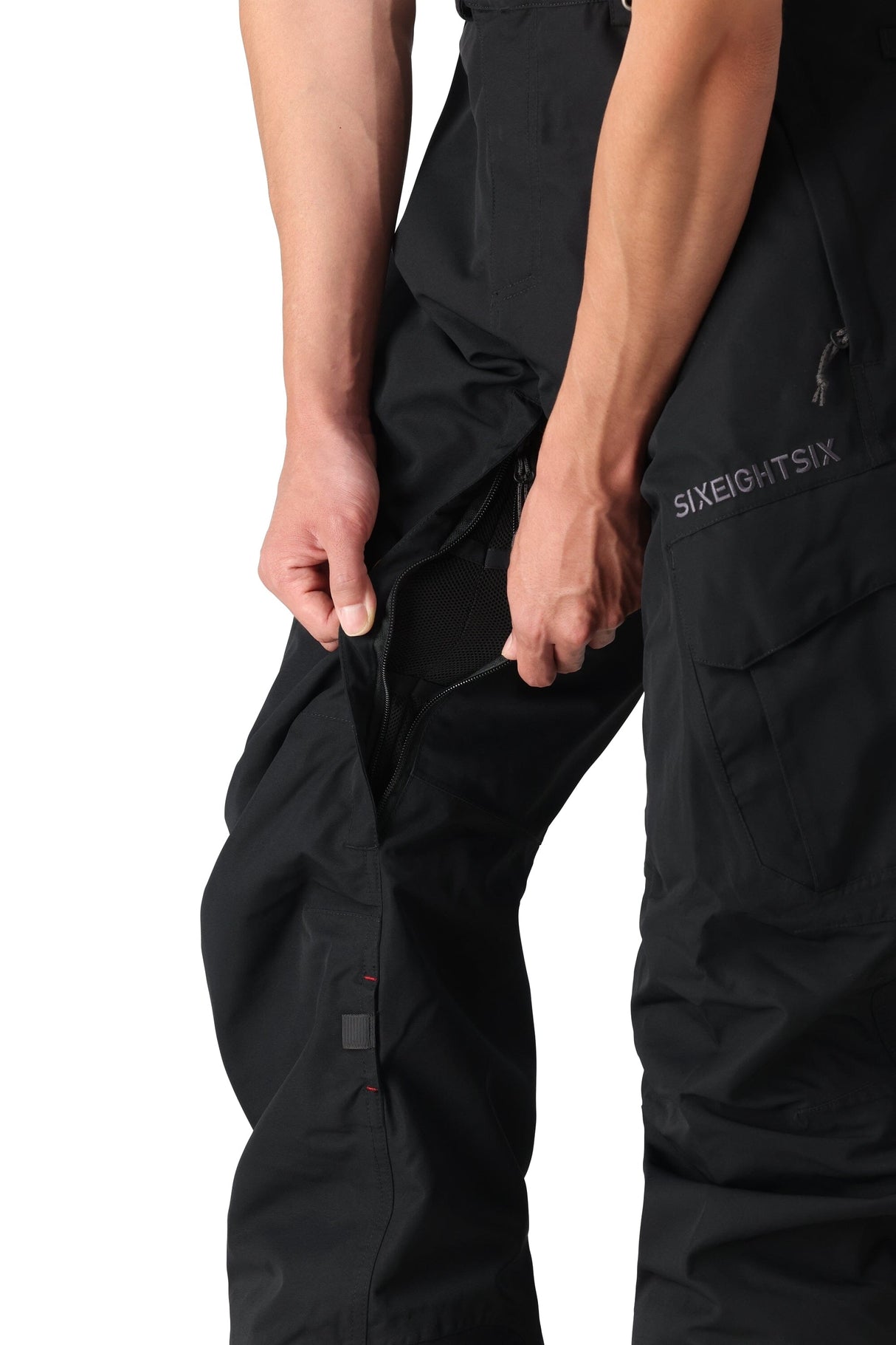 686 Smarty 3-In-1 Cargo Snowboard Pants Black 2026 Men's Snow Pants 686