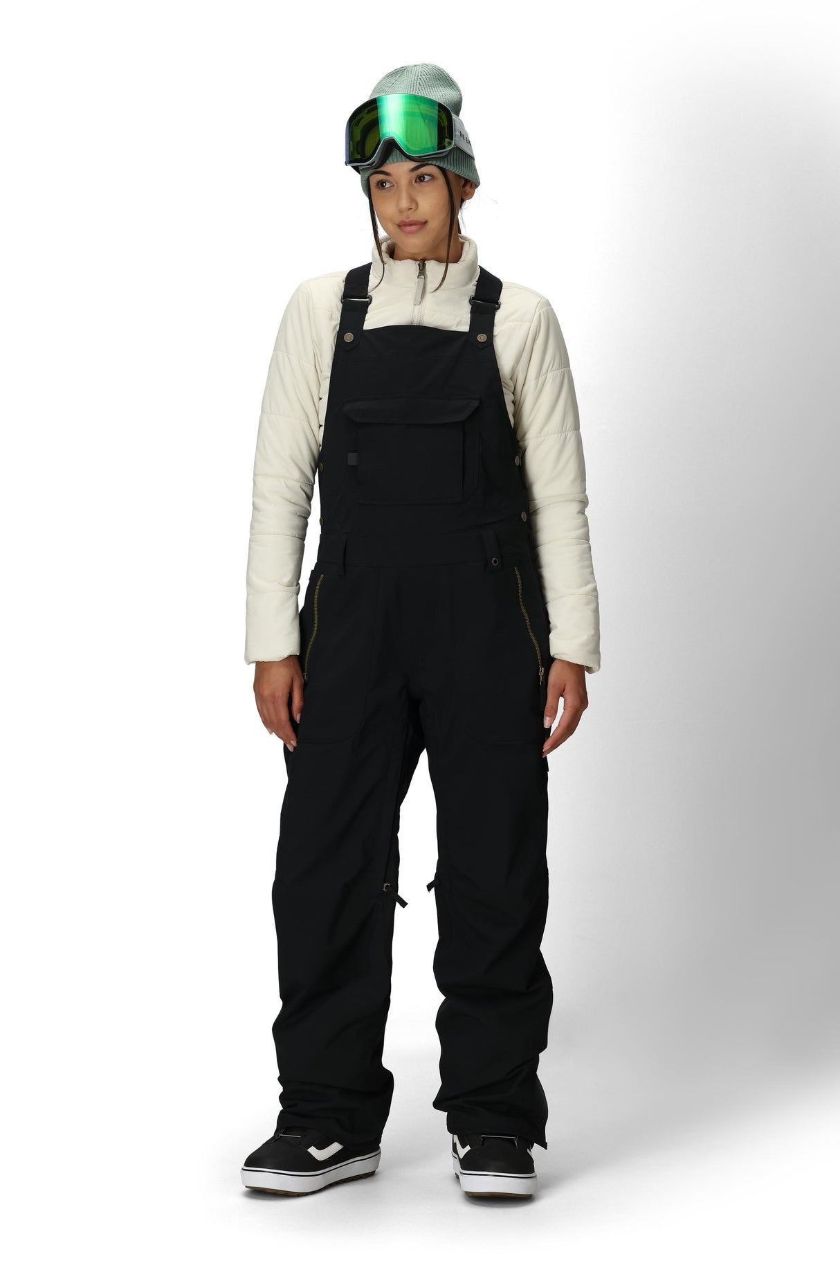 686 Women's Black Magic Insulated Bib Snow Pants Black 2027