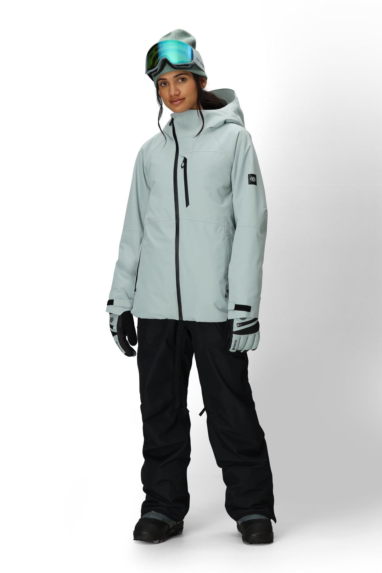 686 Women's Hydra Thermagraph Snow Jacket Dusty Marine 2026 Women's Snow Jackets 686