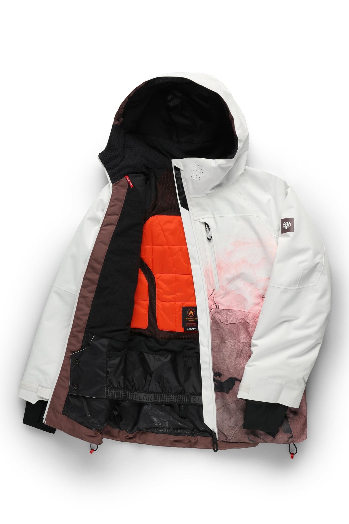 686 Women's Hydra Thermagraph Snow Jacket Peppercorn Cloudbreak 2026 Women's Snow Jackets 686