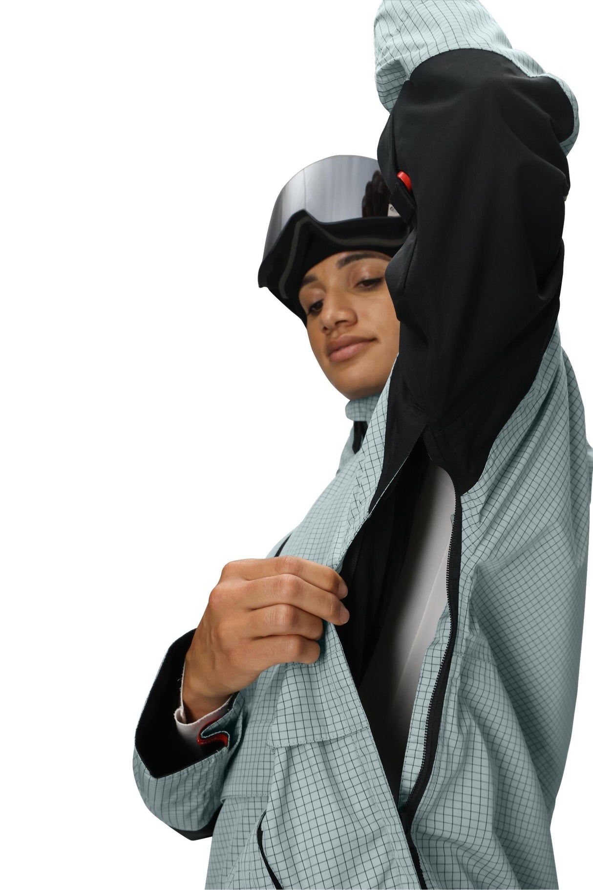 686 Women's Outline Shell Anorak Snow Jacket Dusty Marine Grd 2026 Women's Snow Jackets 686