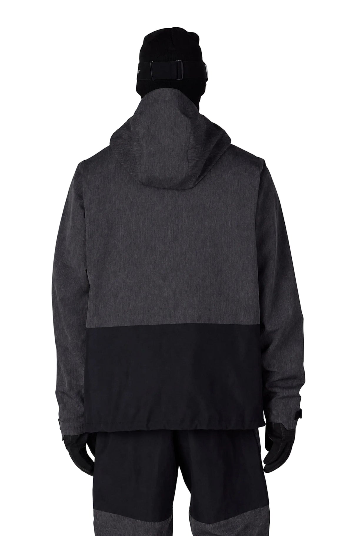 686 Ghost 2.5L Anorak Snow Jacket Black Denim 2027 Men's Snow Jackets 686