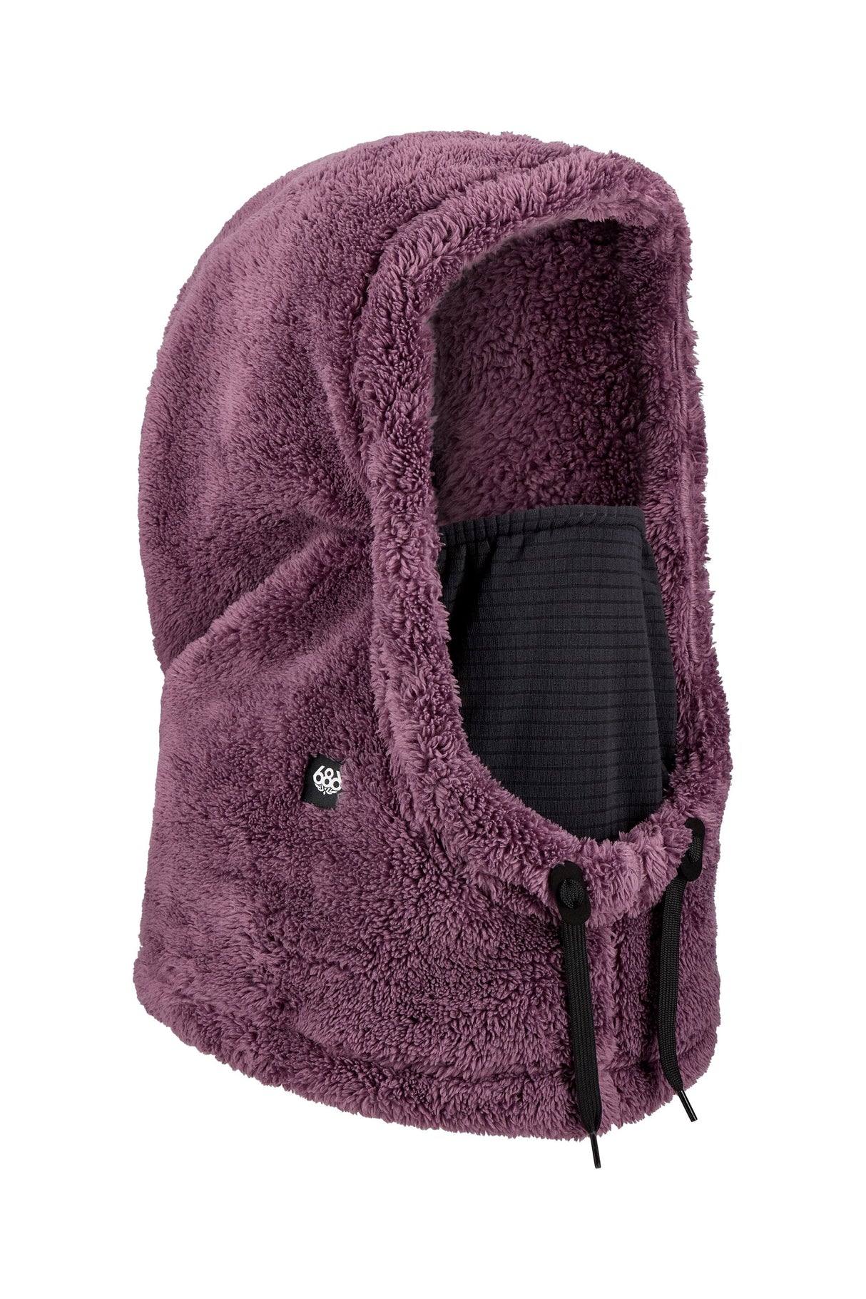 686 Tarmac Sherpa Hood Black Plum Winter Face Masks 686