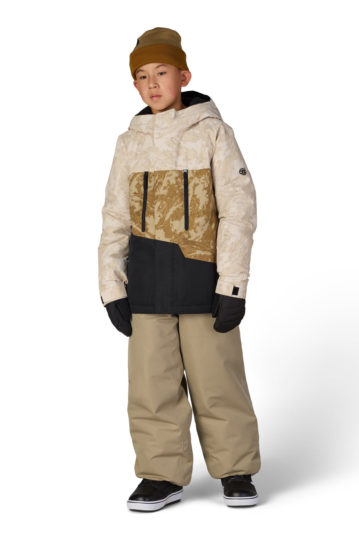 686 Youth Dojo Insulated Snow Pants Khaki 2027 Men's Snow Pants 686