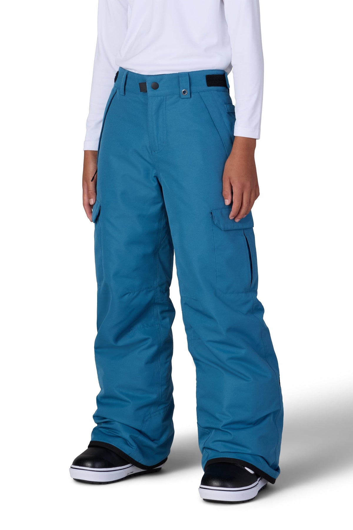 686 Youth Infinity Cargo Insulated Snow Pants Blue Ash Youth Snow Pants 686