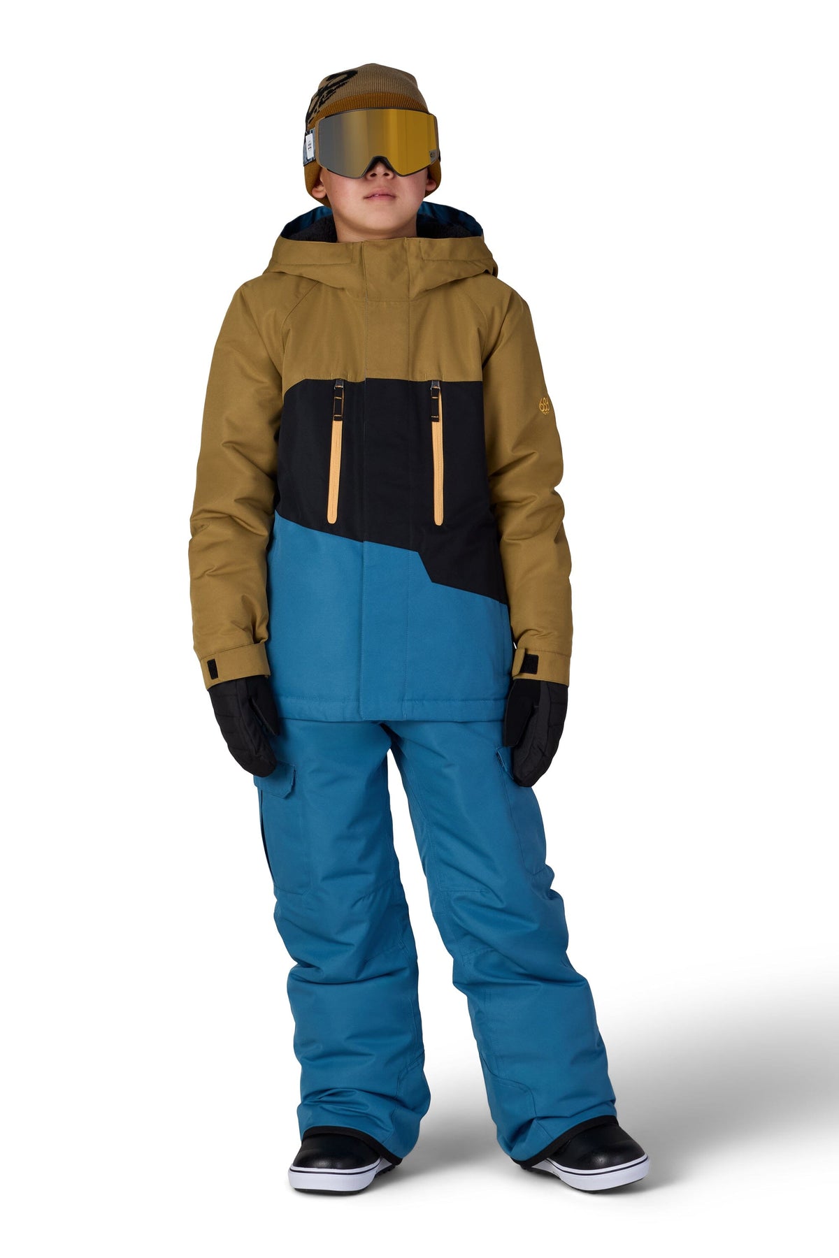 686 Youth Infinity Cargo Insulated Snow Pants Blue Ash Youth Snow Pants 686