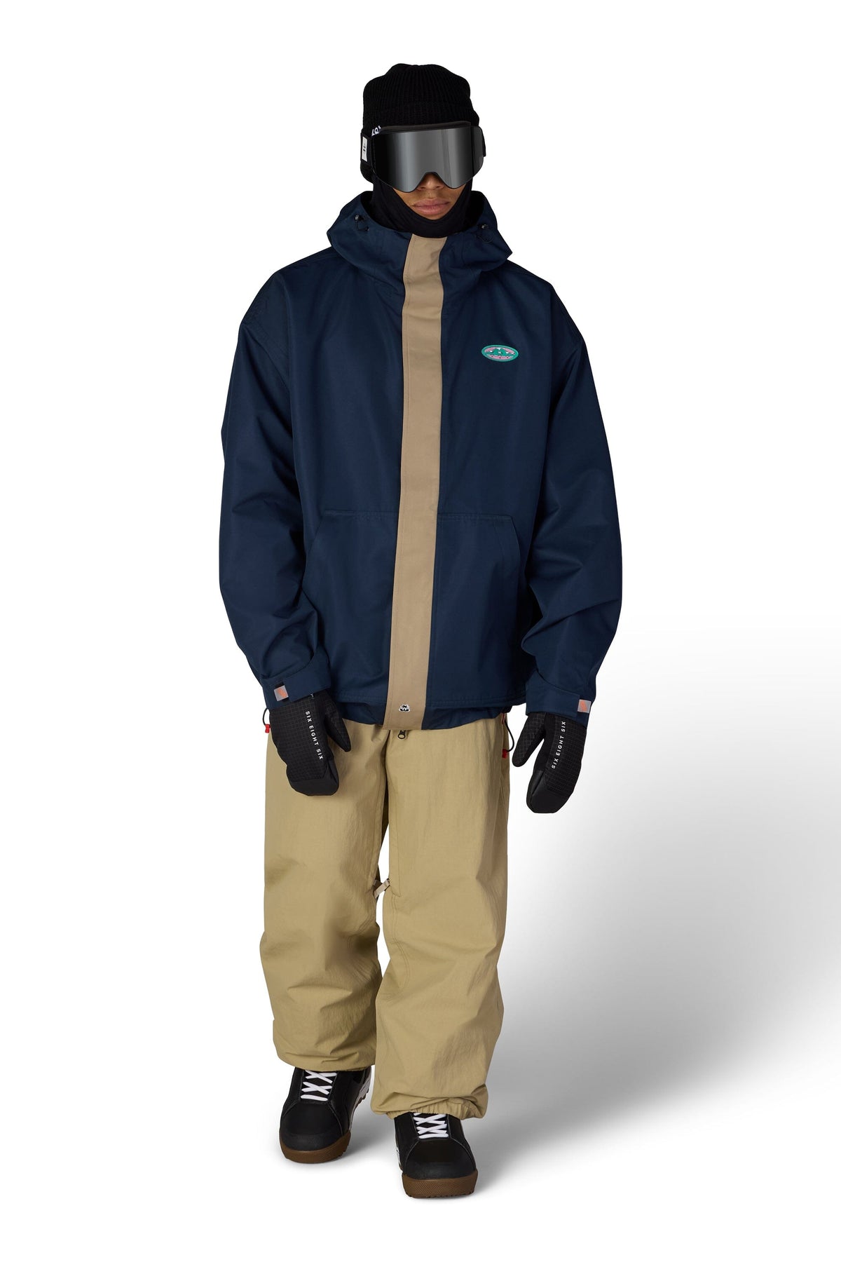 686 1994 Liberty Snow Jacket Navy Colorblock 2027 Men's Snow Jackets 686