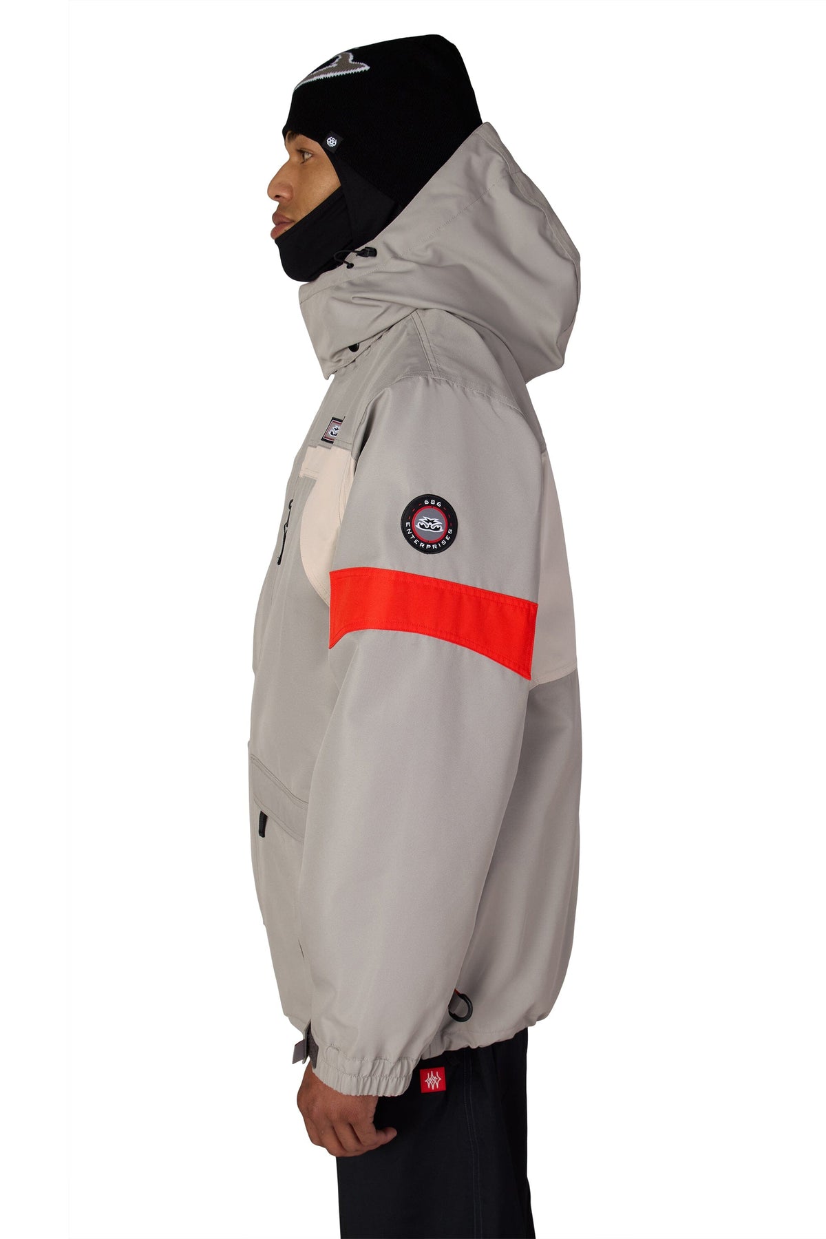 686 2001 Logic Snow Jacket Light Grey Colorblock 2027 Men's Snow Jackets 686