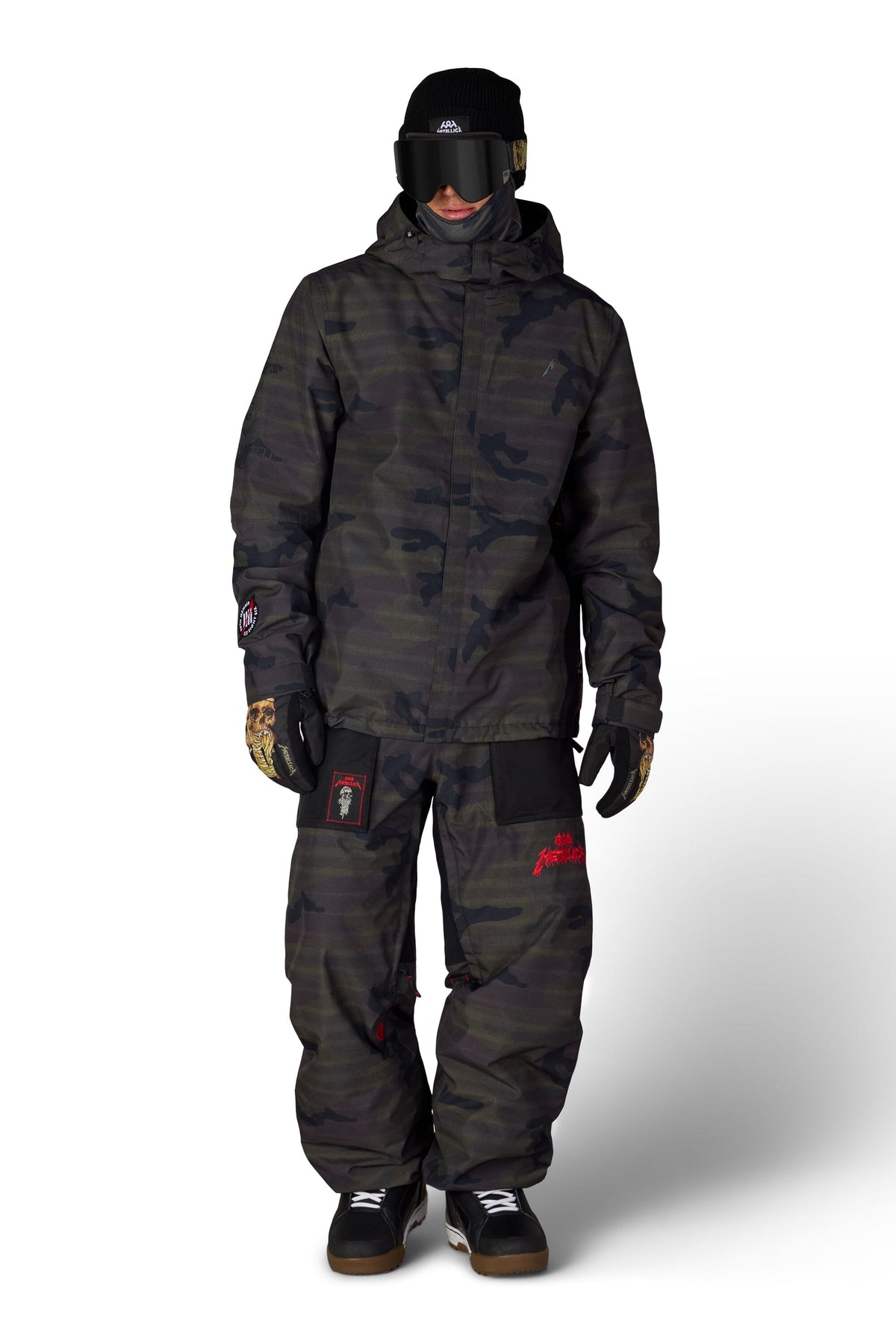 686 Metallica One Insulated Snow Jacket Metallica Camo 2027 Men's Snow Jackets Freeride Boardshop