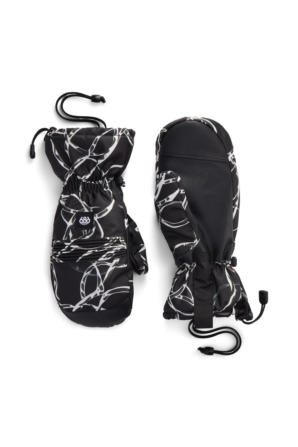 686 Lander Mitt Black Wire Men's Snow Mitts 686