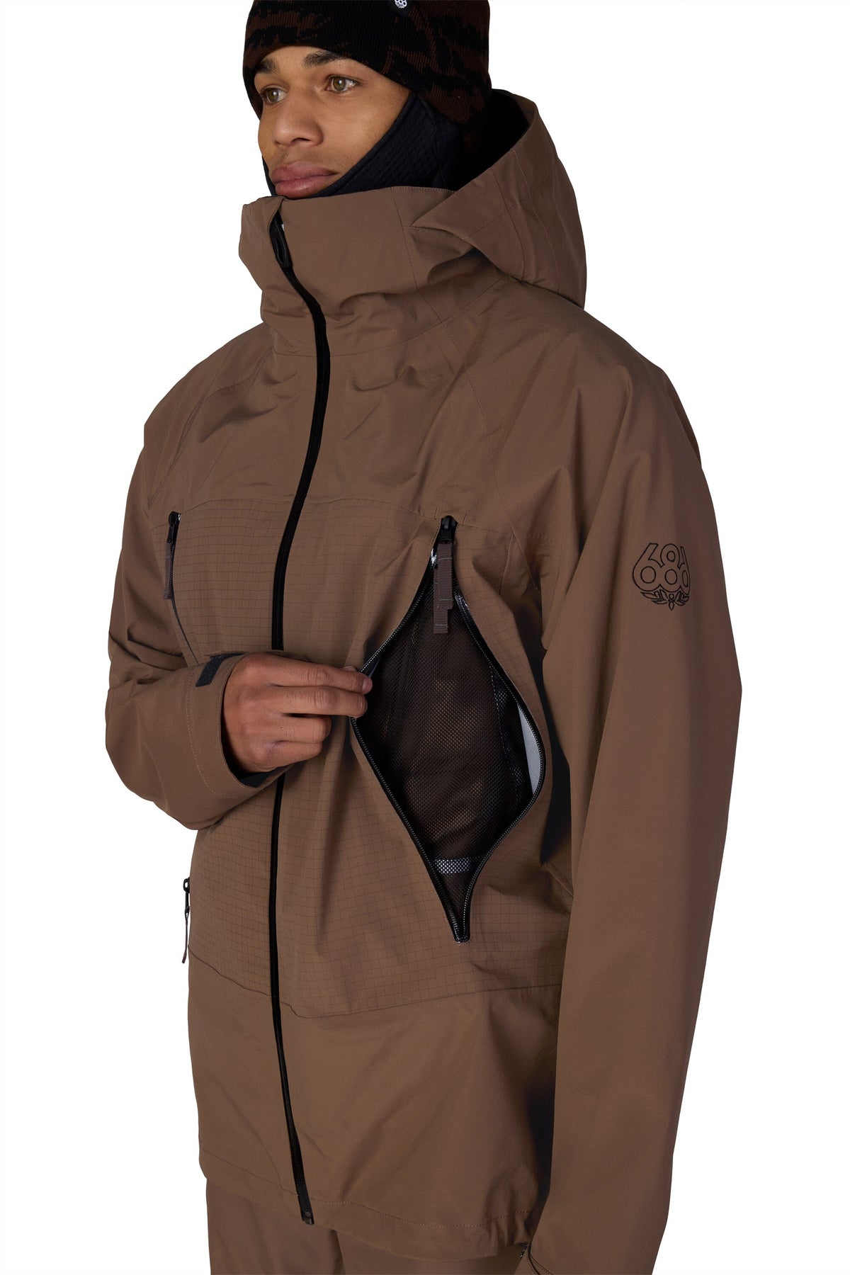 686 Smarty 3-In-1 Rodeo 3L Snow Jacket Dark Earth 2027 Men's Snow Jackets 686
