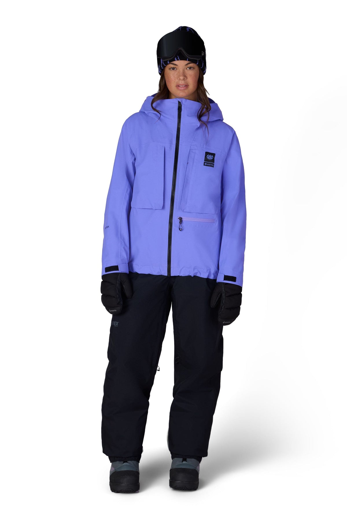 686 Women's GORE-TEX Scheme Thermagraph Snow Jacket Alpenglow Blue 2027 Women's Snow Jackets 686
