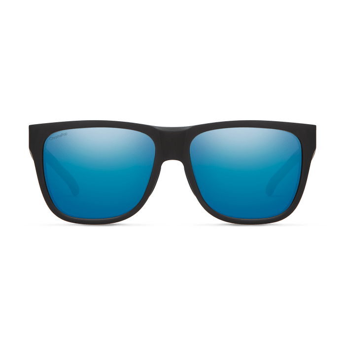 SMITH Lowdown 2 Matte Black - ChromaPop Blue Mirror Polarized Sunglasses Sunglasses Smith