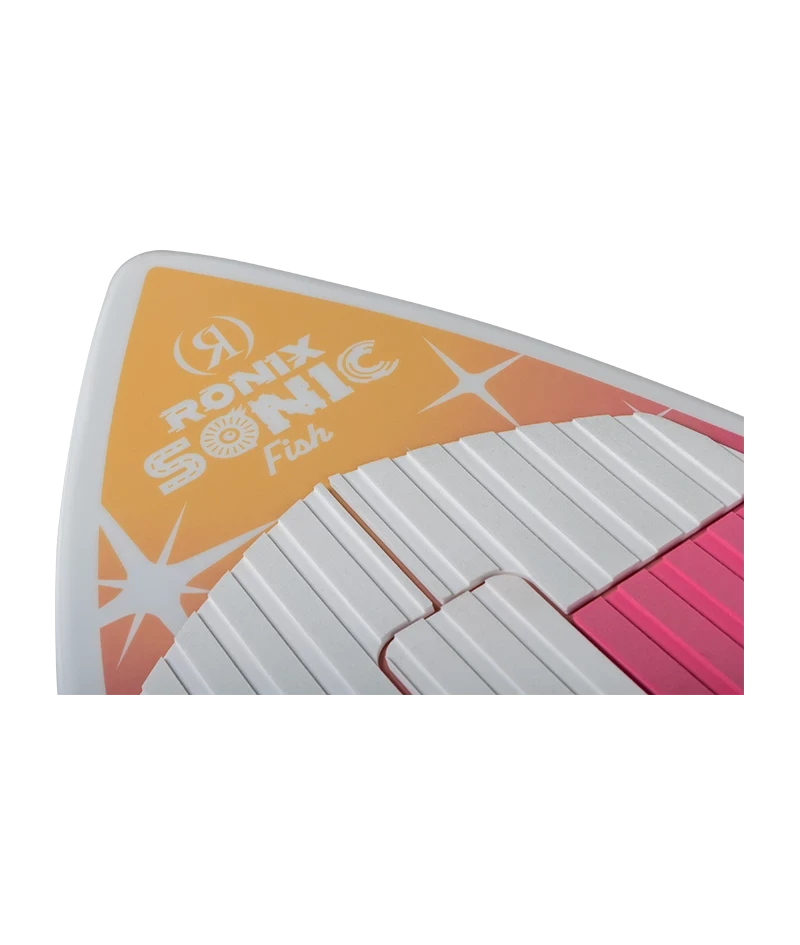 RONIX Kids Sonic Fish Pink Splash Wakesurf Board Wakesurfs Ronix