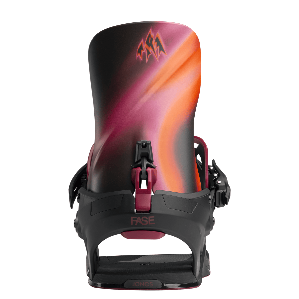JONES Women's Mercury FASE Snowboard Bindings Borealis Black/Pink 2027 Women's Snowboard Bindings Jones Snowboards