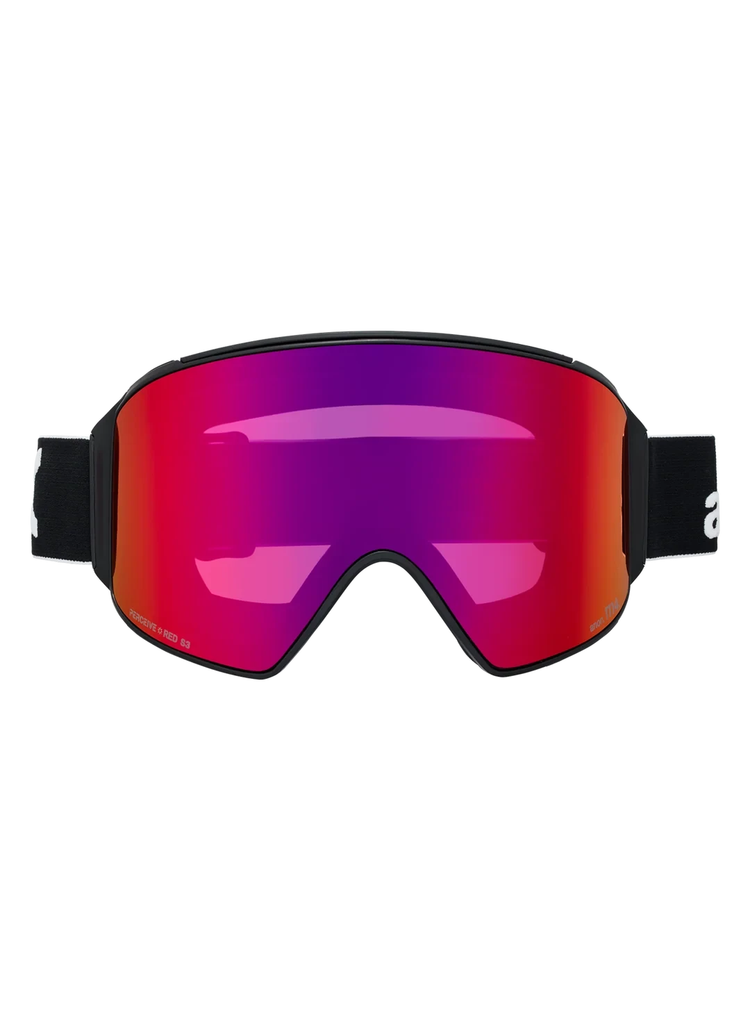 ANON M4 Cylindrical Black - Perceive Sunny Red + Perceive Cloudy Burst + MFI Facemask Snow Goggles Snow Goggles Anon