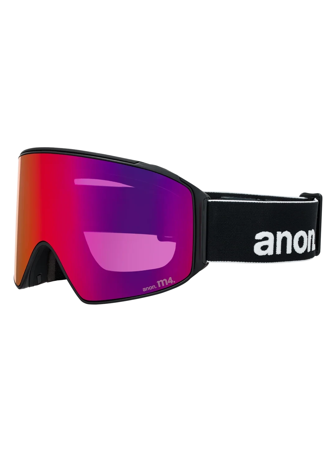 ANON M4 Cylindrical Black - Perceive Sunny Red + Perceive Cloudy Burst + MFI Facemask Snow Goggles Snow Goggles Anon