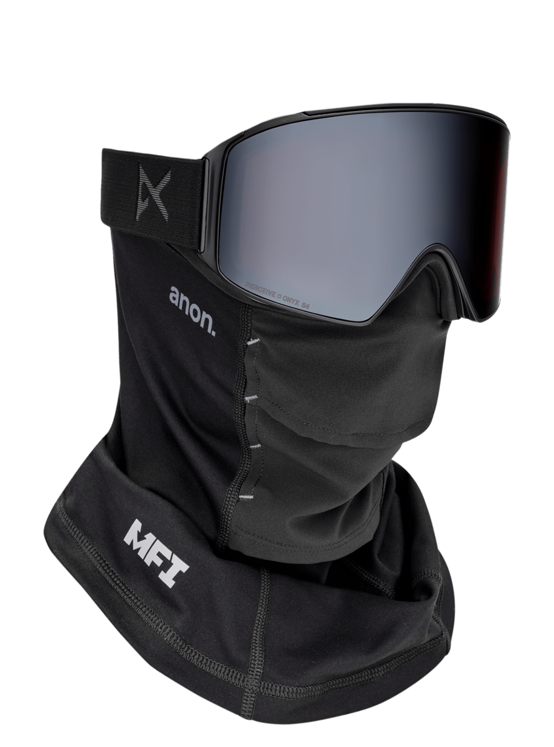ANON M4 Cylindrical Smoke - Perceive Sunny Onyx + Perceive Variable Violet + MFI Facemask Snow Goggles Snow Goggles Anon