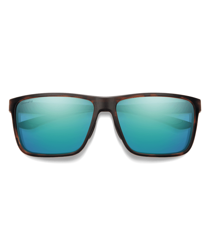 SMITH Riptide Matte Tortoise - ChromaPop Polarized Opal Mirror Sunglasses Sunglasses Smith