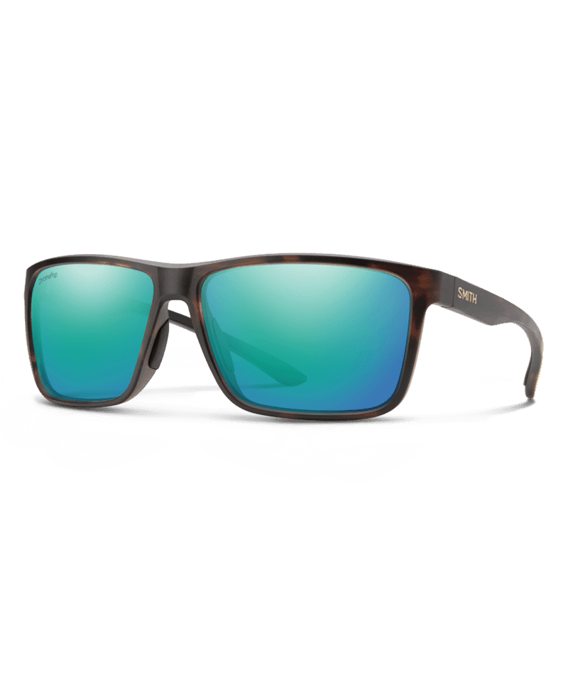 SMITH Riptide Matte Tortoise - ChromaPop Polarized Opal Mirror Sunglasses Sunglasses Smith