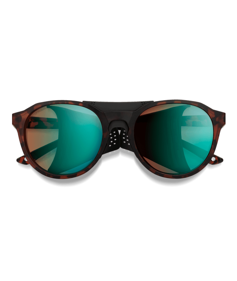 SMITH Venture Matte Tortoise - ChromaPop Glacier Photochromic Copper Opal Mirror Sunglasses Sunglasses Smith