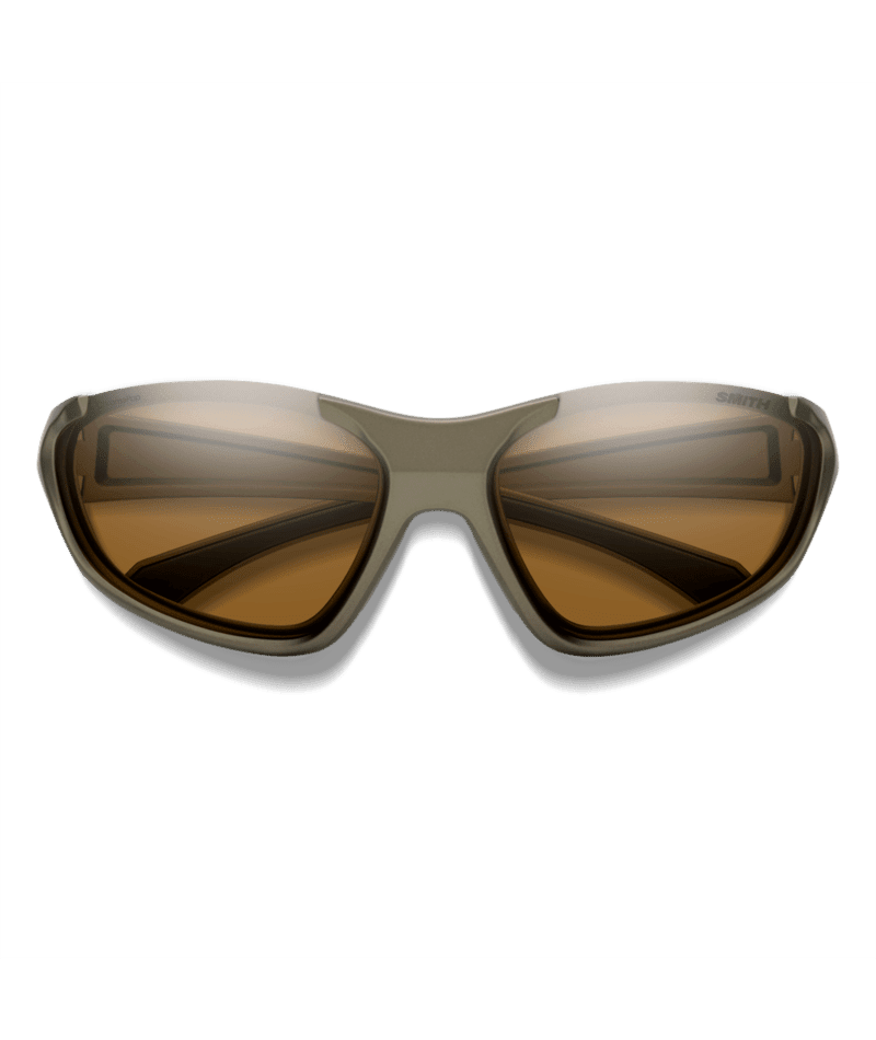 SMITH Sliders Matte Olive Oil - ChromaPop Brown Sunglasses Sunglasses Smith