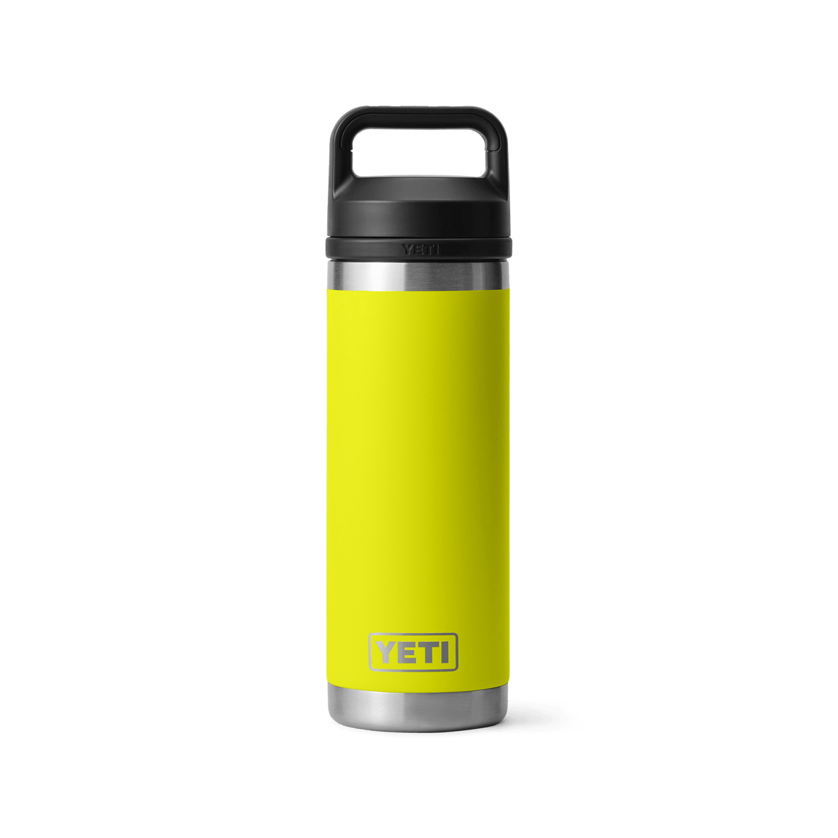YETI Rambler 532 ML Bottle With Chug Cap Firefly Yellow Drinkware Yeti