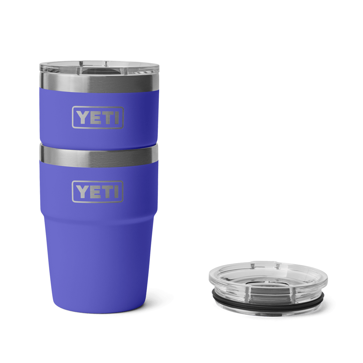 YETI Rambler 473 ML Stackable Cup With Magslider Lid Ultramarine Violet Drinkware Yeti